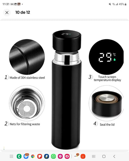 DESPRU Hydration Pro — thermos with lid removed, interior view