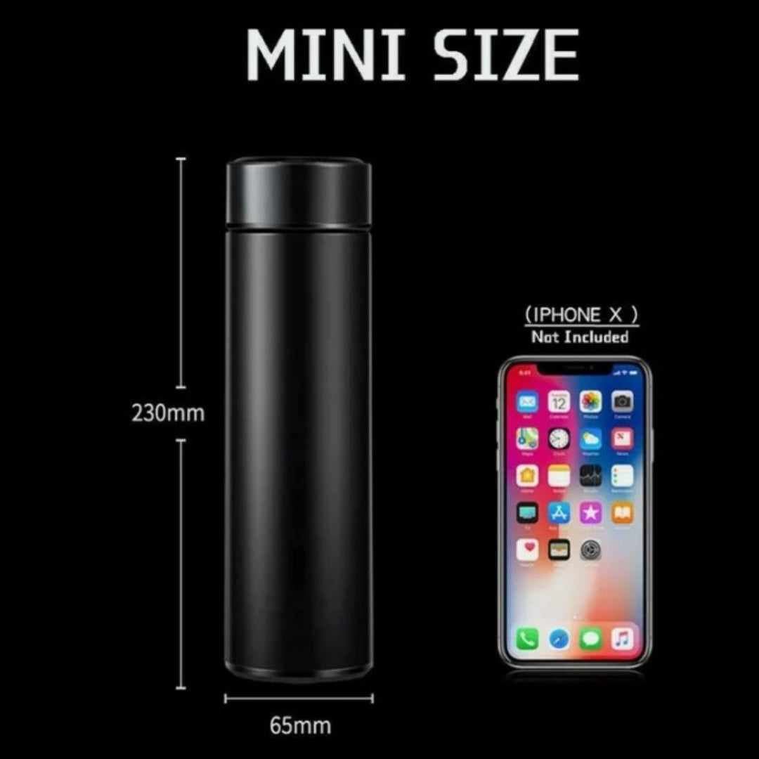 DESPRU Hydration Pro — smart thermos bottle cap with LED display closed